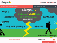 Tablet Screenshot of likeys.com